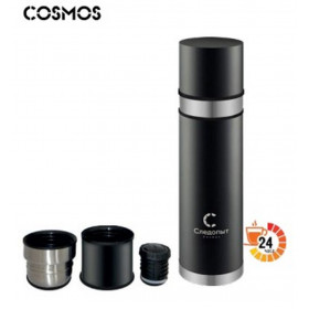 Термос СЛЕДОПЫТ-COSMOS с двойной крышкой 1 л