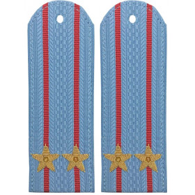 Погоны Полиции шитые подполковник голубые пластик