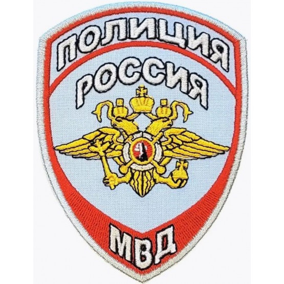 Шеврон Полиция Орел голубой новый