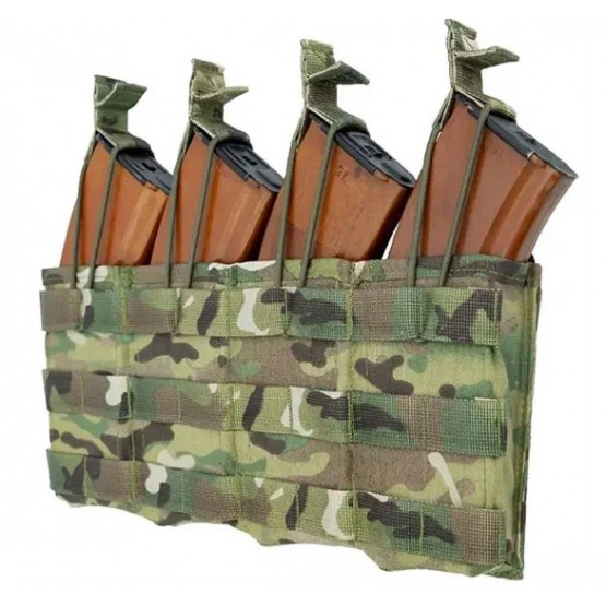 Подсумок 4АКМ MOLLE без клапана мультикам
